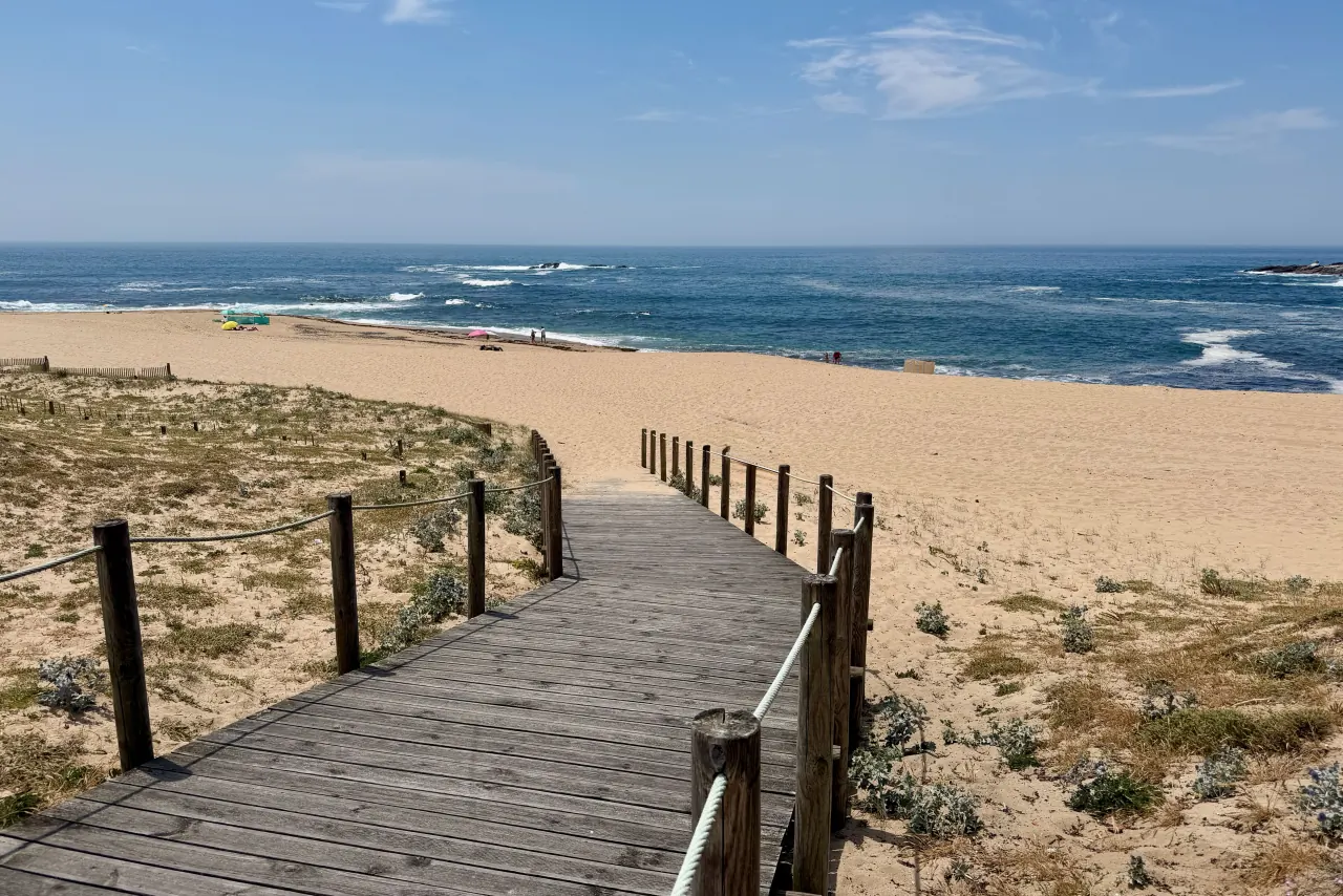 The Atlantic coast on the Camino Portugués