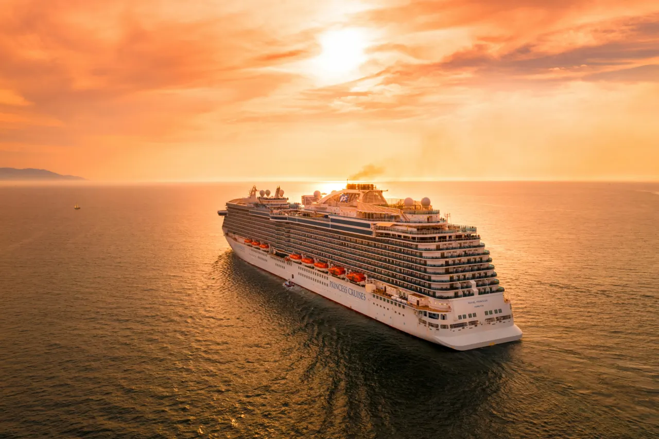 Open ocean at dusk